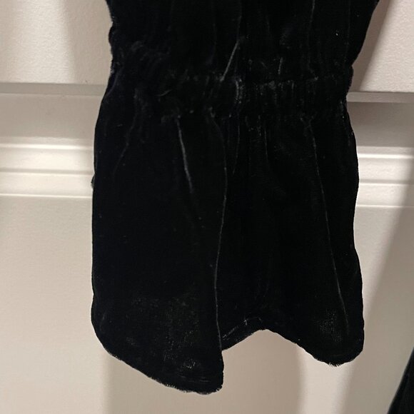 PAIGE  Ysabel Velvet Wrap Minidress M - Picture 8 of 8